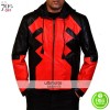 Deadpool Halloween Costume Hooded Athletic Jacket