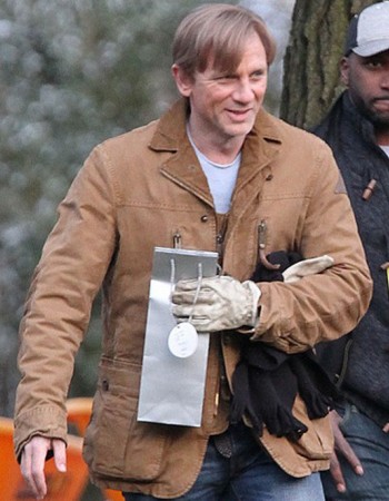 Dream House Daniel Craig Brown Leather Jacket