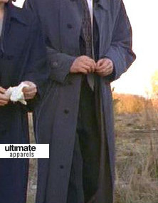 X-Files David Duchovny Fox Mulder Trench Coat