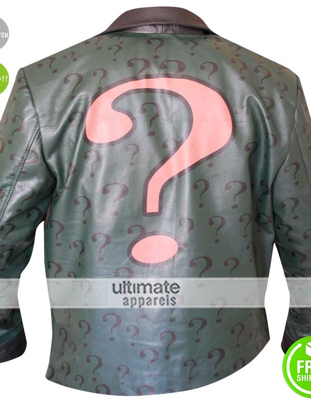 Batman Arkham City Riddler Costume Jacket