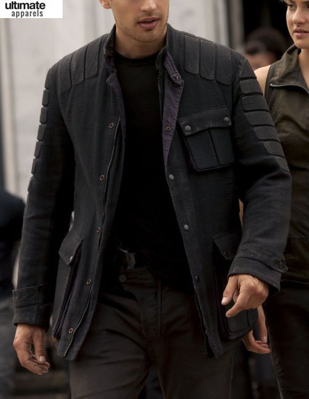 Insurgent Theo James (Tobias Eaton) Black Jacket