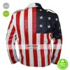 American Flag 2016 Men’s Rider Faux Leather Jacket 