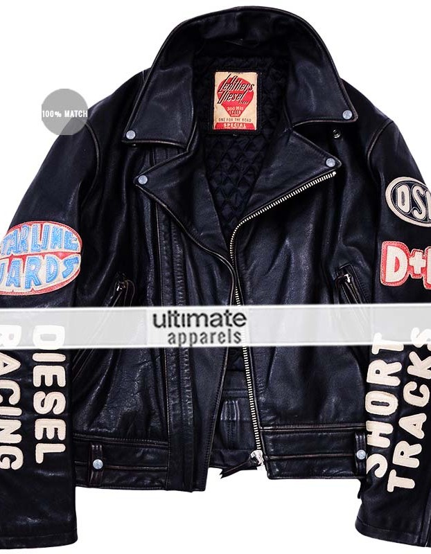 Diesel Leathers Pilot Flying Vintage Biker Jacket