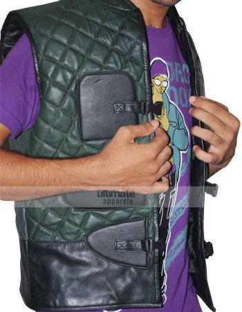 Mortal Kombat X Johnny Cage Leather Vest