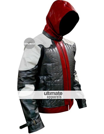 Batman Arkham Knight Game Red Hood Costume Jacket