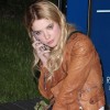 Ashley Benson Brown Quilted Branded Jacket