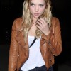 Ashley Benson Brown Quilted Branded Jacket