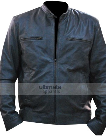 Dean Ambrose WWE Grey Replica Leather Jacket