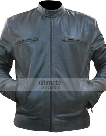 Dean Ambrose WWE Grey Replica Leather Jacket