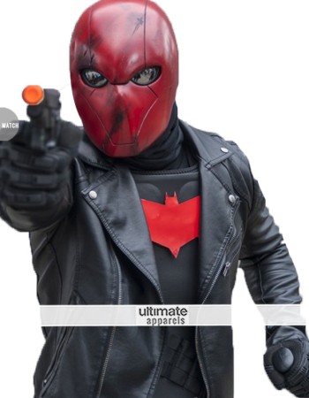 Nightwing Series Jason Todd Red Hood Black Jacket