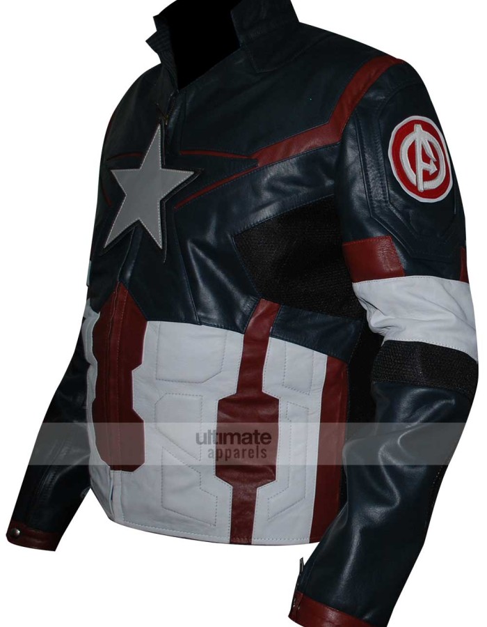 Avengers Age of Ultron Captain America New Costume Jacket