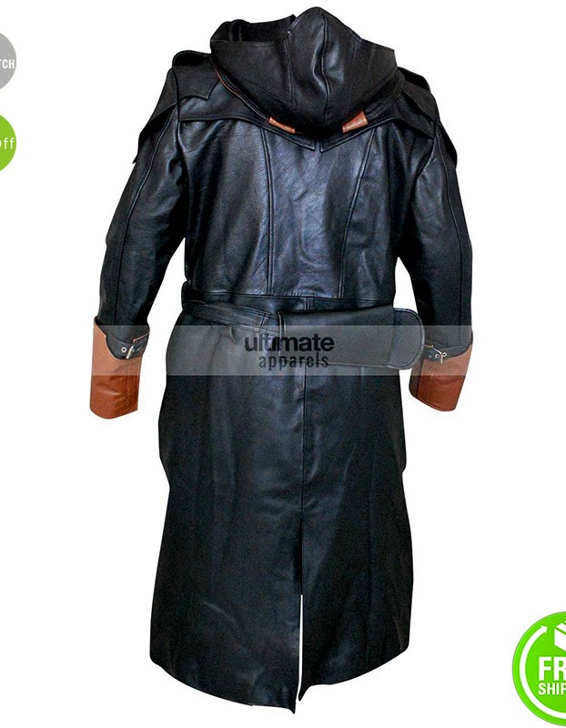 Assassins Creed Unity Arno Dorian Costume Trench Coat