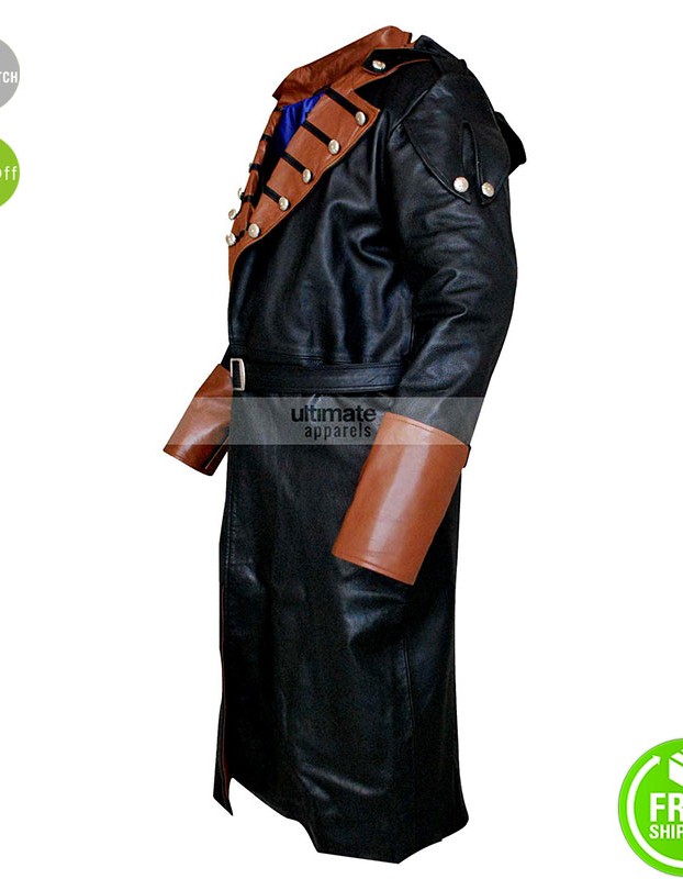 Assassins Creed Unity Arno Dorian Costume Trench Coat