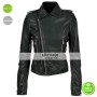 Balenciaga Hailee Steinfeld Black Women Biker Jacket