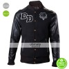 Big Boss Diamond Dogs Varsity Letterman Black Jacket