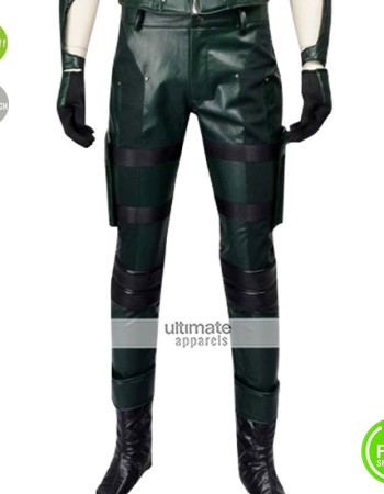 Arrow Stephen Amell (Arrow) Cosplay Leather Pants