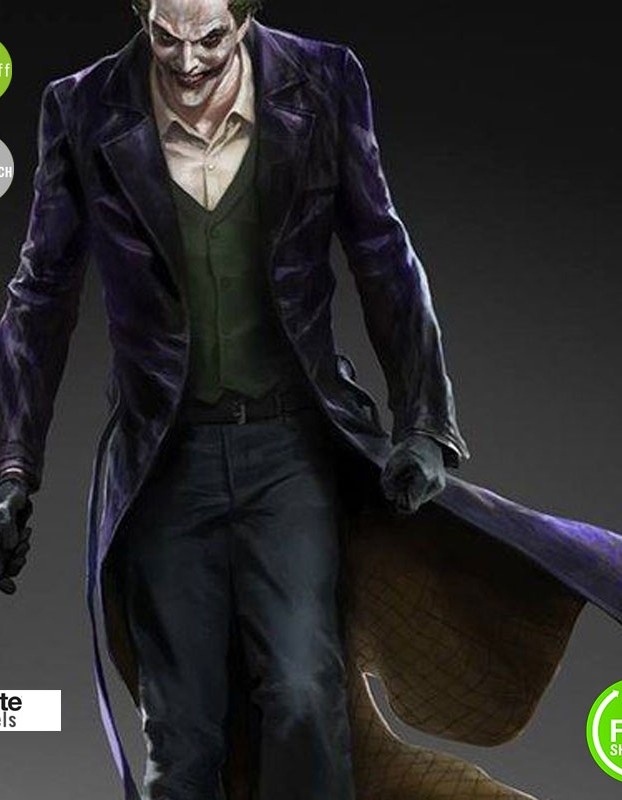 Batman Arkham Knight Origins Joker Cosplay Costume