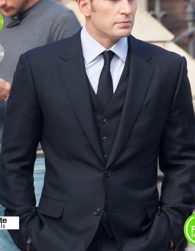 Captain America Civil War Chris Evans Suit Coat