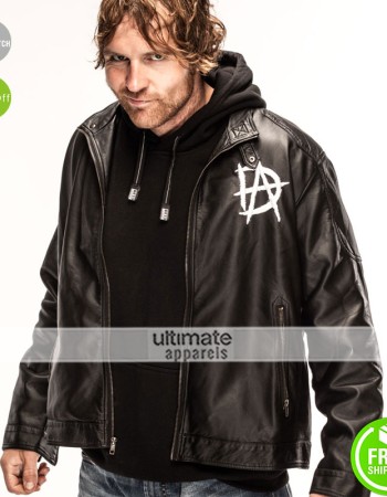 Dean Ambrose New Logo Black Quilted Jacket