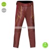 The Flash Barry Allen Slim Costume Leather Pants