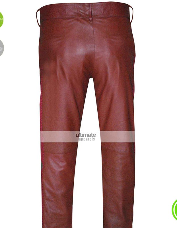 The Flash Barry Allen Slim Costume Leather Pants