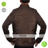 Inception Leonardo DiCaprio Cobb Brown Leather Jacket