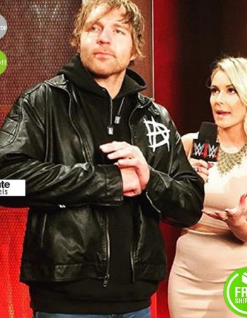 Dean Ambrose New Logo Black Quilted Jacket