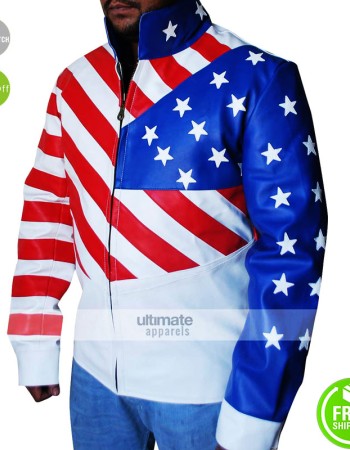 New Vanilla Ice American Flag Jacket