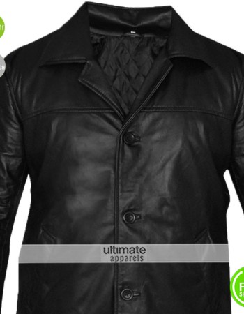 Training Day Denzel Washington (Alonzo Harris) Black Coat
