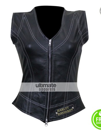 Women's Legendary Biker Leather Vest