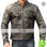 Antique Men's Hooligan Distressed Retro Leather Jacket