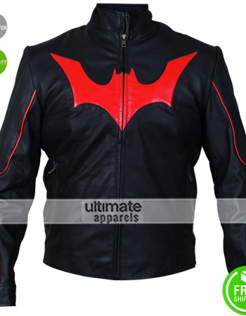 Terry McGinnis Batman Beyond Black Athletic Jacket 