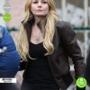 Once Upon A Time Jennifer Morrison Brown Bomber Police Jacket