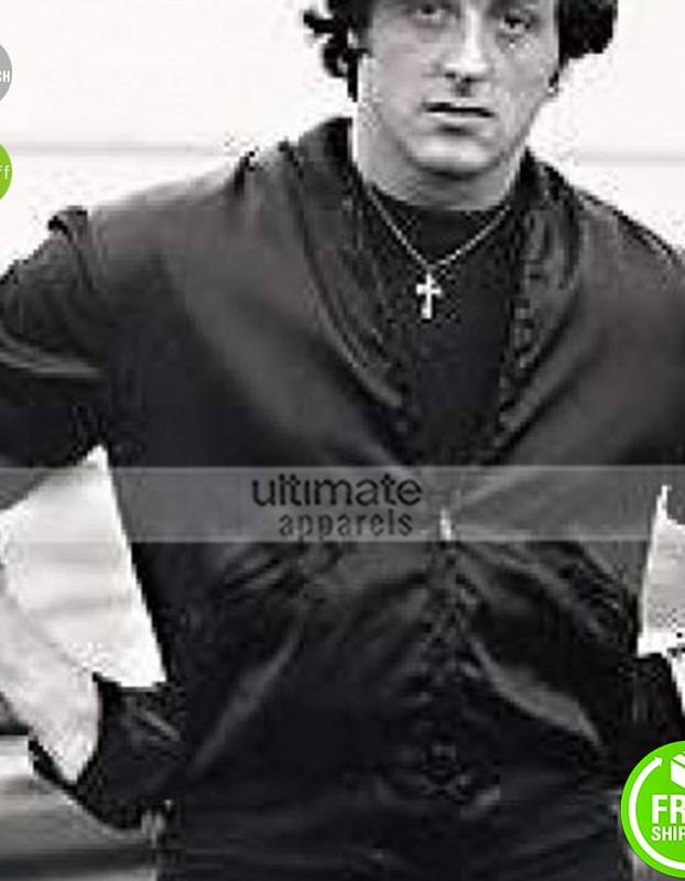 Rocky 2 Rocky Balboa Tiger Bomber Black Jacket
