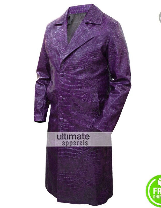 Jared Leto Suicide Squad Crocodile Joker Coat