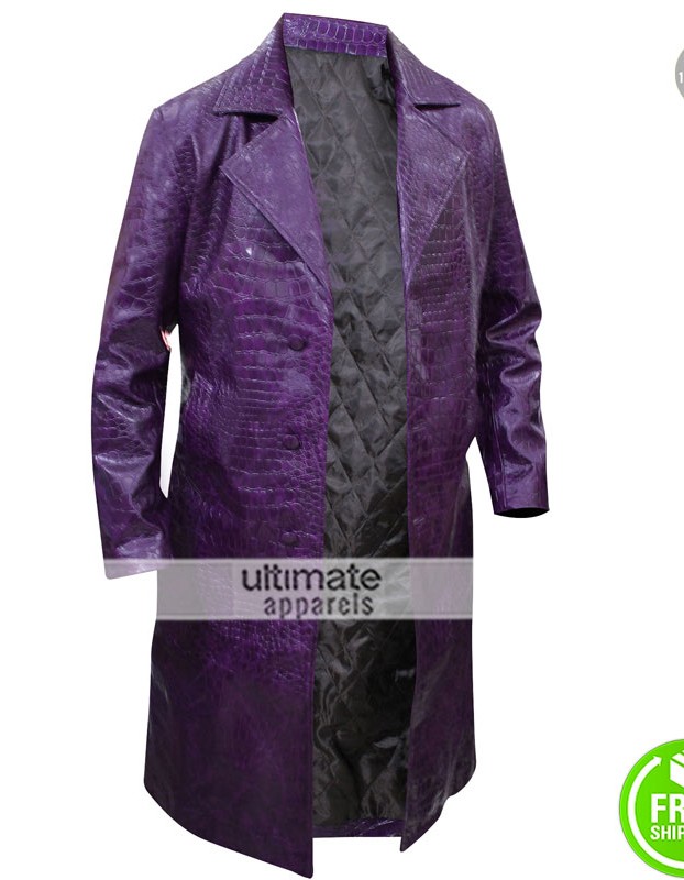 Jared Leto Suicide Squad Crocodile Joker Coat