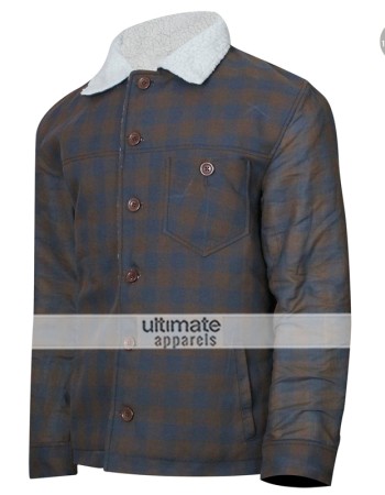 Ryan Gosling Nice Guys Set Los Angeles Shearling Jacket