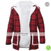 Deadpool Ryan Reynolds Wade Wilson Red Shearling Jacket