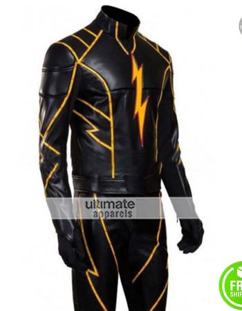 The Rival Flash Edward Clariss Costume Leather Jacket