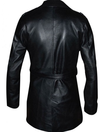 Chicago P.D Erin Lindsay Black Leather Coat