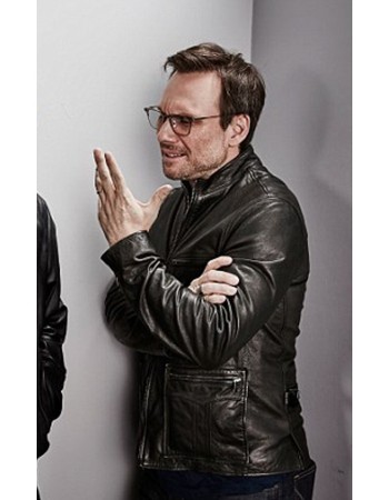 Christian Slater Mr Robot Leather Jacket