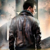 Justice League Unite The League Brown Fur Collar Bomber Leather Jacket
