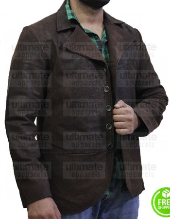 Copper Kevin Corcoran Tom Weston Jones Leather Trench Coat