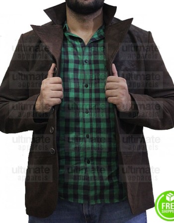 Copper Kevin Corcoran Tom Weston Jones Leather Trench Coat