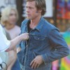 Once Upon a Time in Hollywood Brad Pitt Cliff Booth Blue Denim Jacket