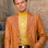 Once Upon a Time in Hollywood Leonardo DiCaprio (Rick Dalton) Brown Leather Blazer Coat