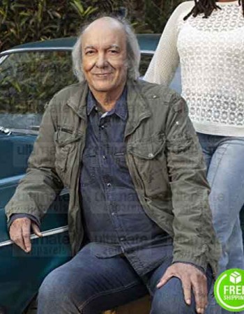 AIRPLANE MODE ERASMO CARLOS (GERMANO) GREEN COTTON JACKET