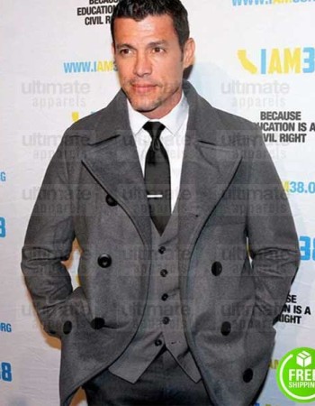 AL CORONEL GREY WOOL COAT