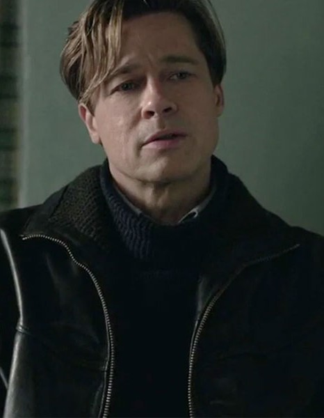 ALLIED BRAD PITT (MAX VATAN) BLACK JACKET