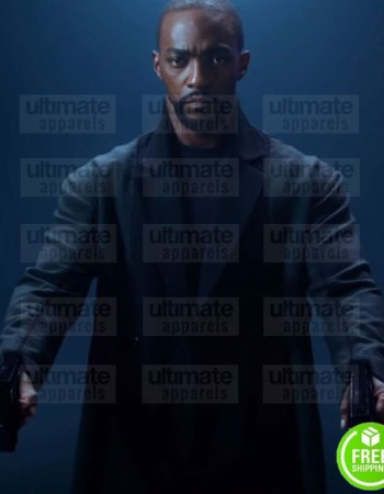 ALTERED CARBON SEASON 2 ANTHONY MACKIE (TAKESHI KOVACS) BLACK COAT